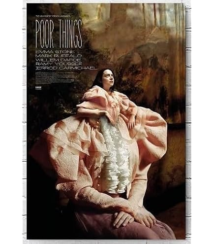 Amazon.co.jp: 【フレーム付-黒-】 映画ポスター 哀れなるものたち